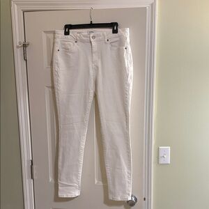 Sonoma Women's White Skinny Jeans Size 12
